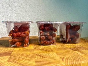 Мясные снеки: Колбаски МИНИ классические с/к (100 гр)