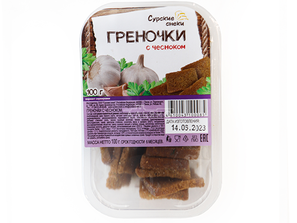 Сурские гренки с Чесноком (100 гр) в Новочеркасске