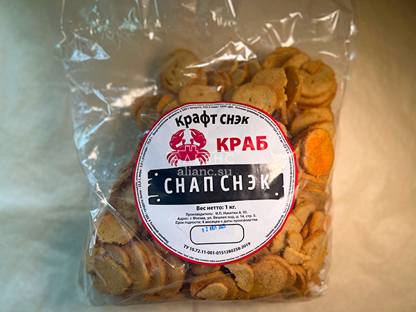 Снапсы ПШЕНИЧНЫЕ "Краб" в Новочеркасске