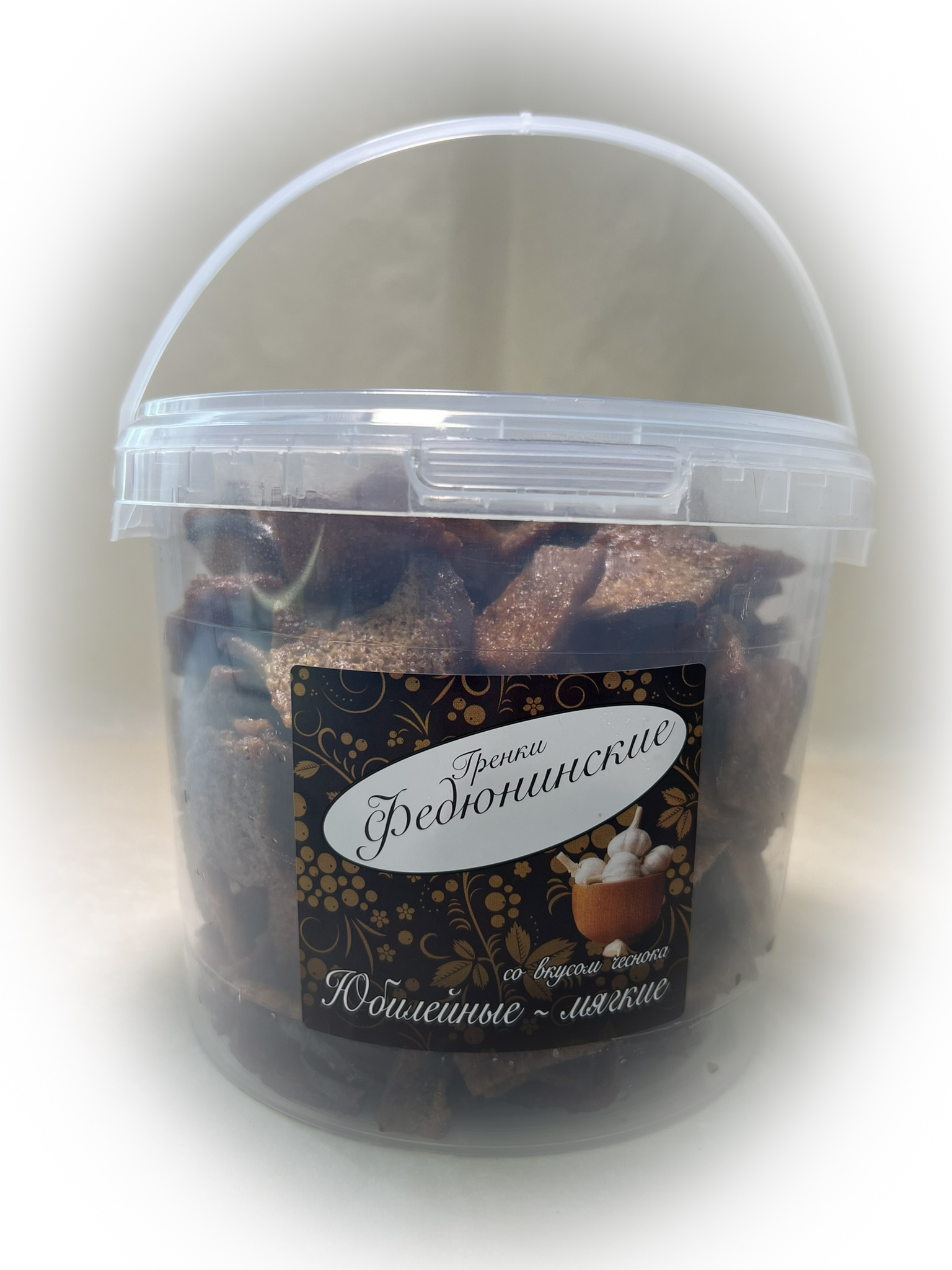 Гренки "ФЕДЮНИНСКИЕ" "Чеснок" (ведро 900 гр.) в Новочеркасске