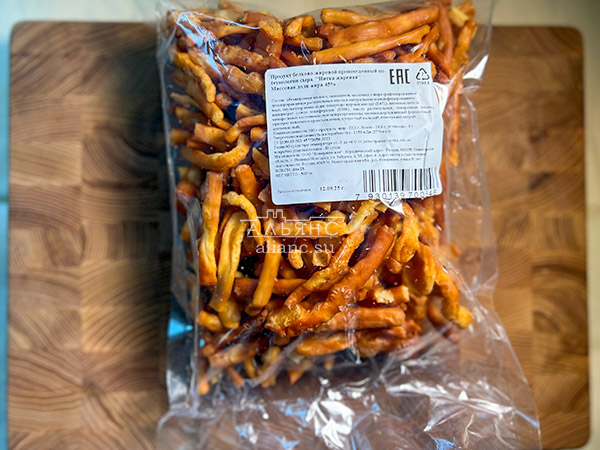 Нитка ЖАРЕНАЯ  Oktobersnack1 кг (сырный продукт) в Новочеркасске