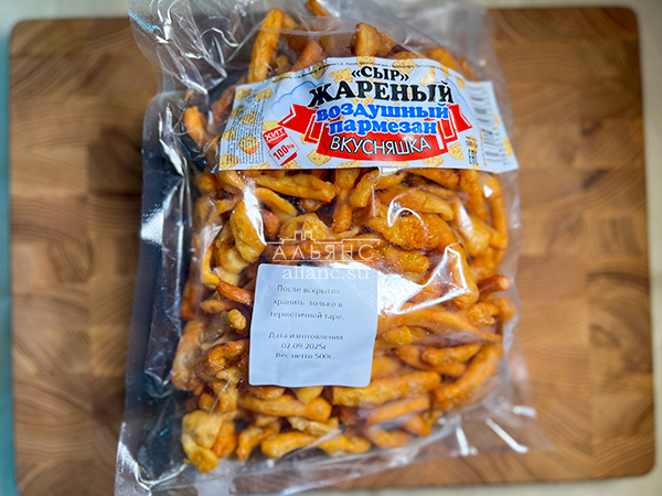 Жареный сыр "ВКУСНЯШКА" со вкусом пармезан (500 гр) в Новочеркасске