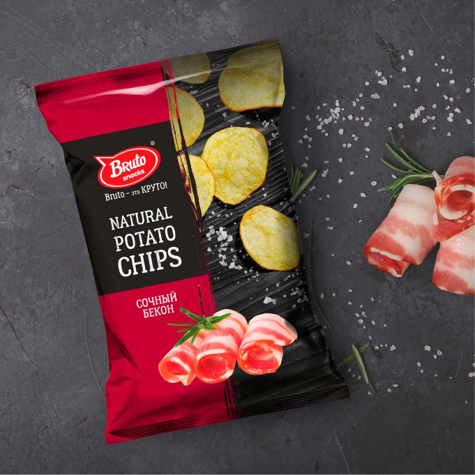 Картофель «Бруто» со вкусом бекона 130 гр. в Новочеркасске
